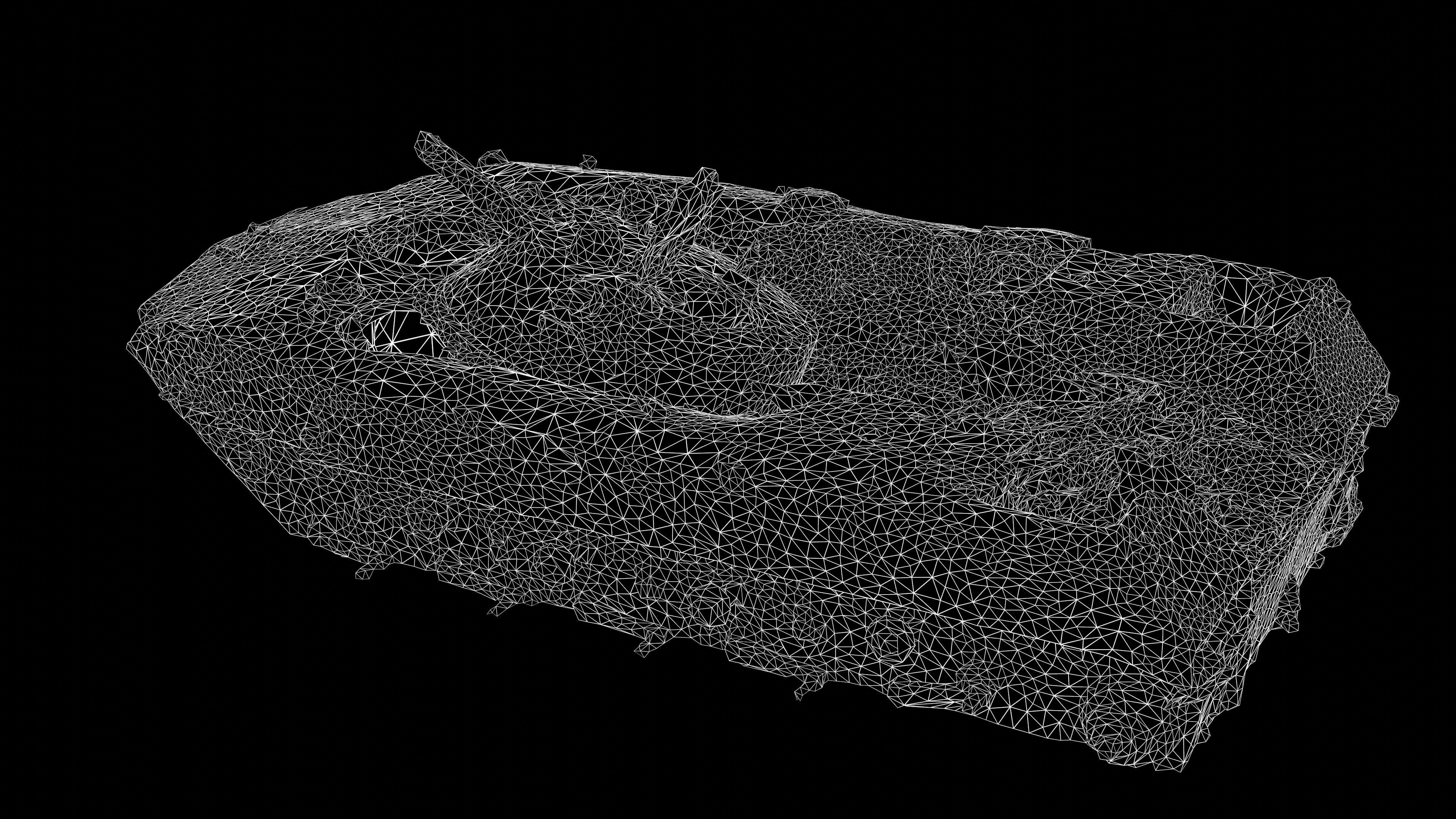 Burnt russian BMD-2 Photoscan 3D model_34