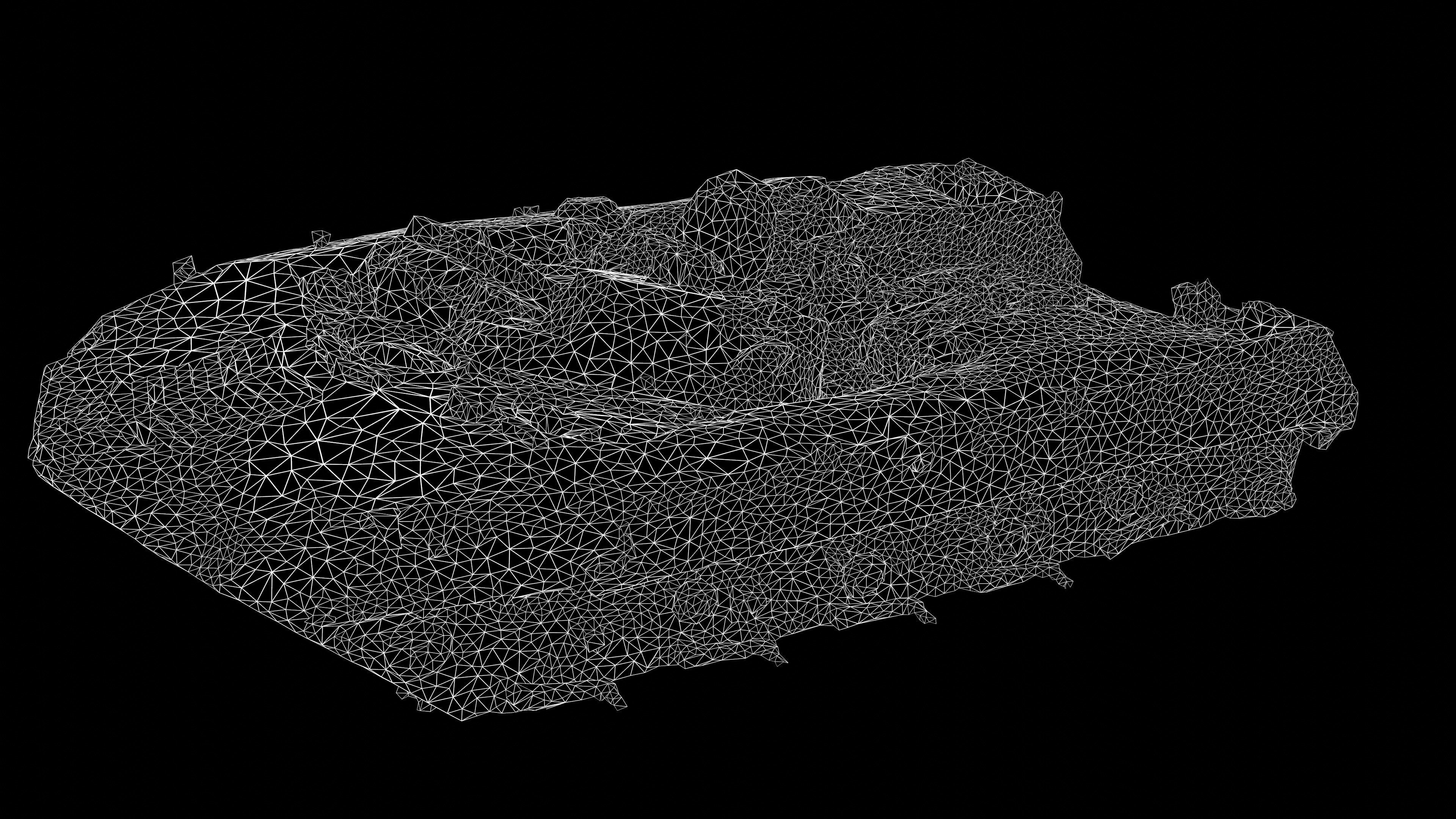 Burnt russian BMD-2 Photoscan 3D model_36