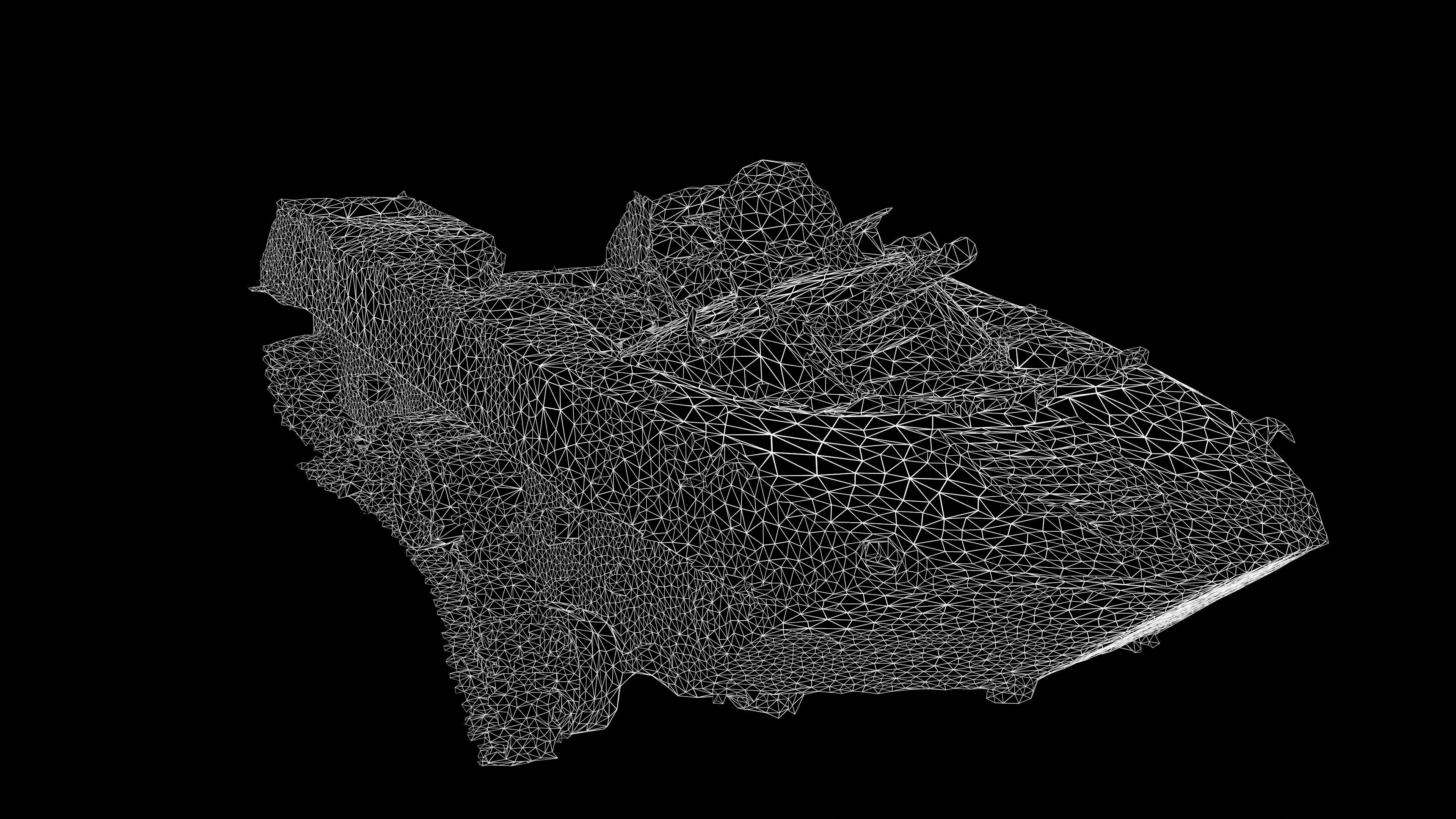 Burnt russian BMD-2 Photoscan 3D model_27