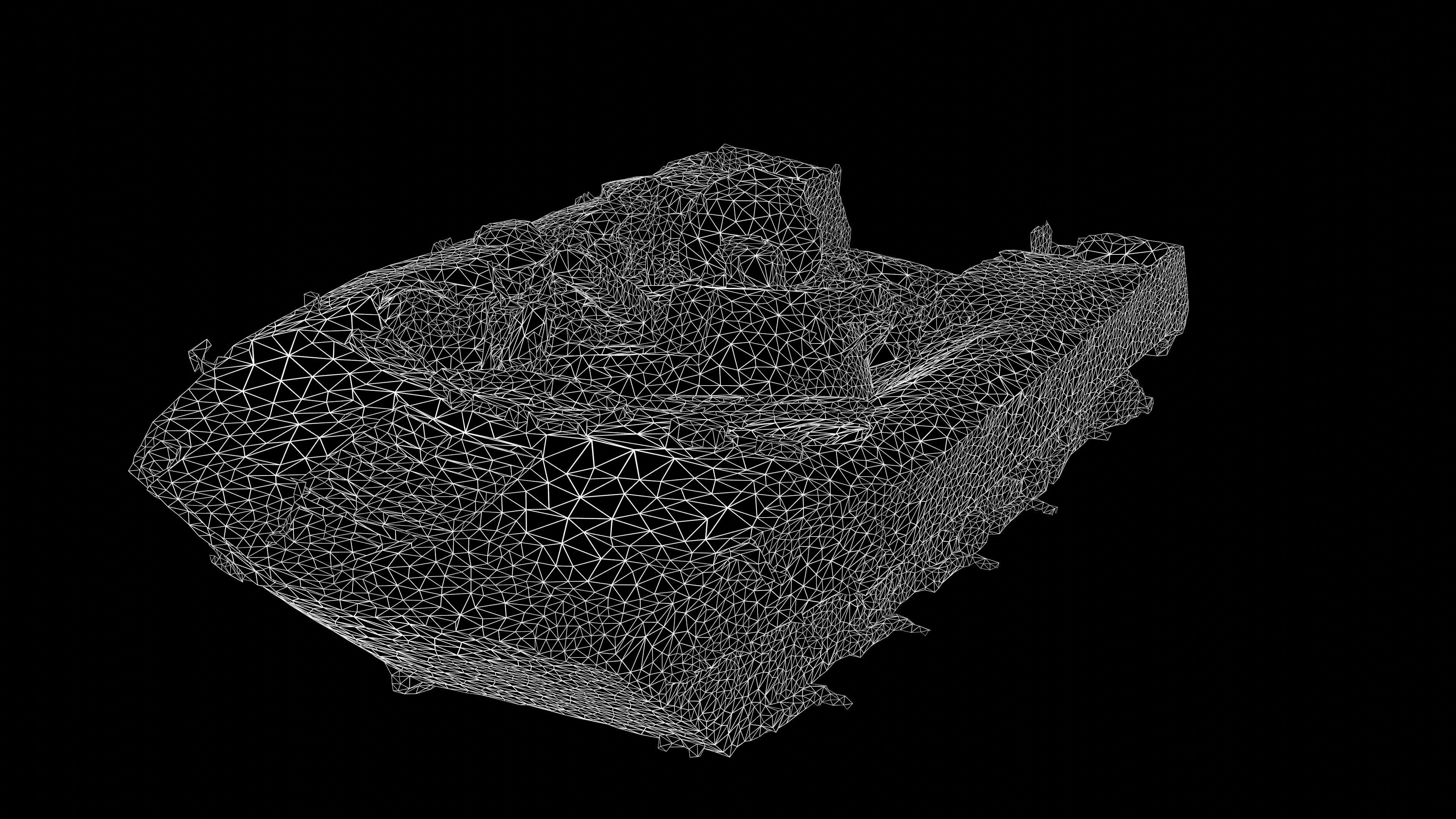 Burnt russian BMD-2 Photoscan 3D model_37