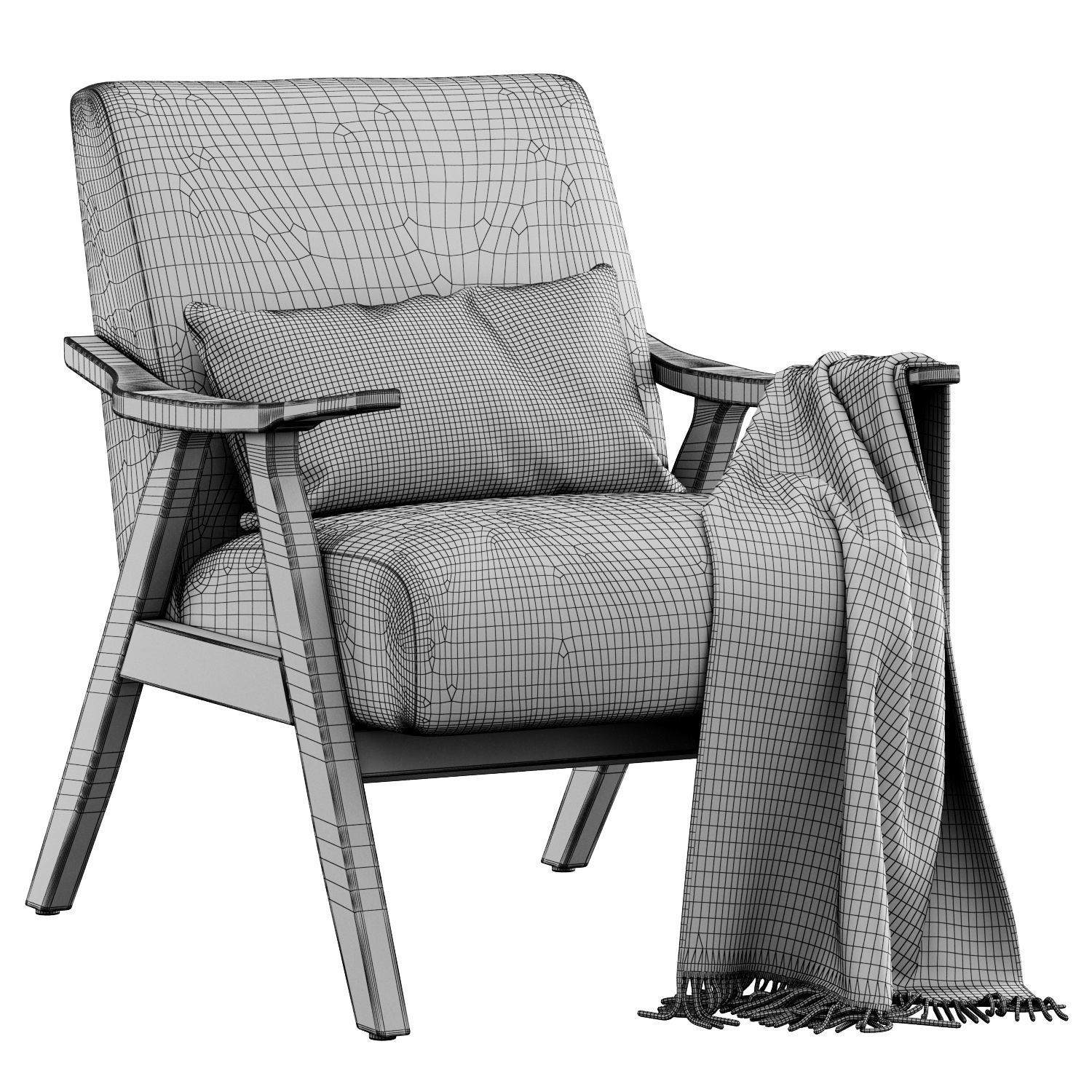 Columbus  Armchair by George Oliver 3D model_21