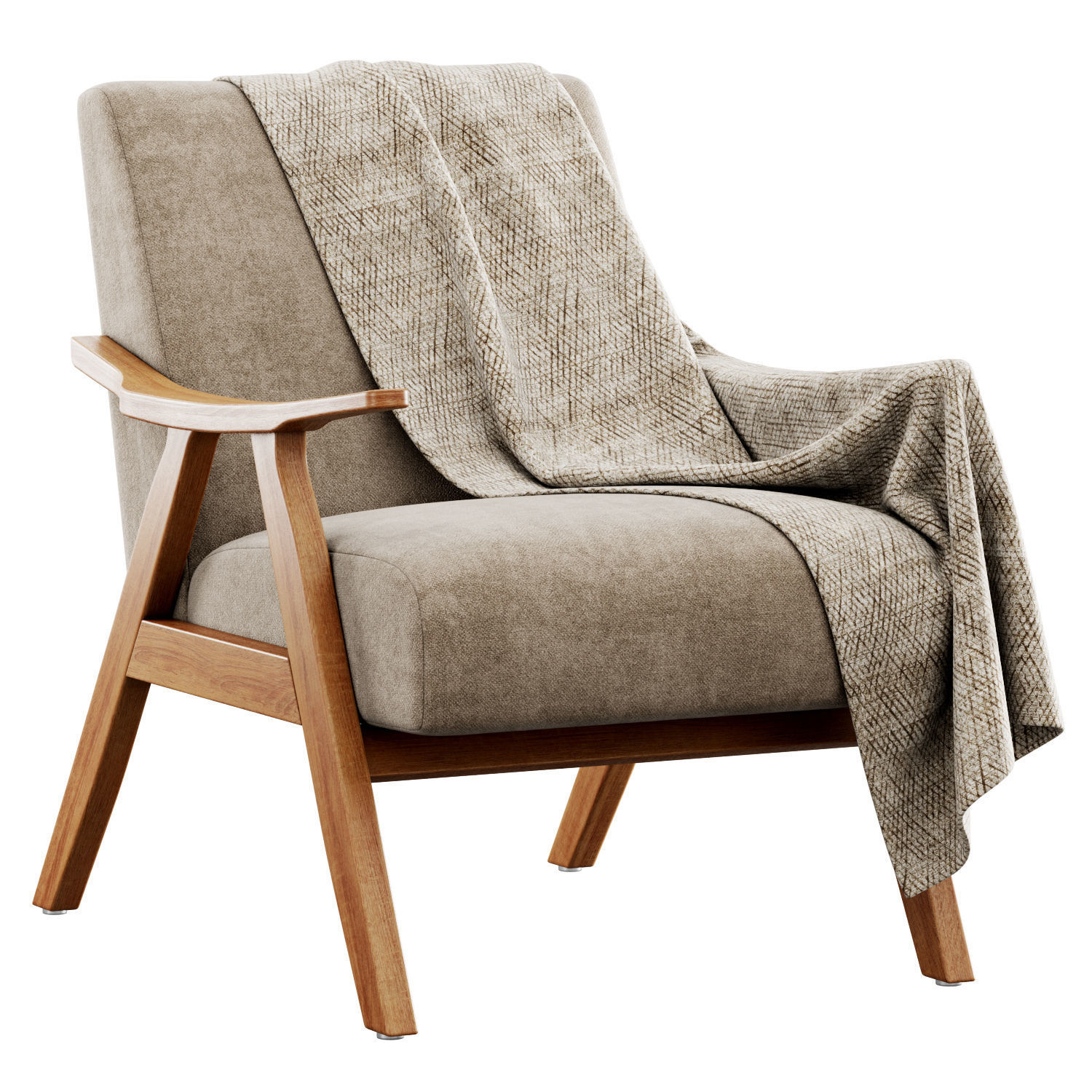 Columbus  Armchair by George Oliver 3D model_3