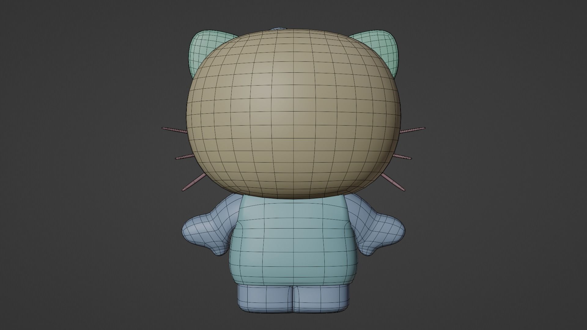 Hello Kitty  3D model_4