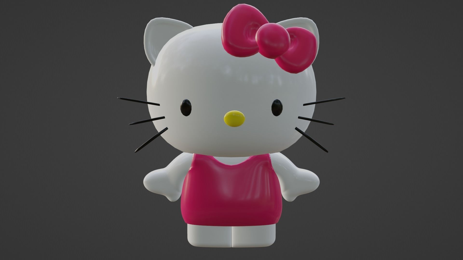 Hello Kitty  3D model_5