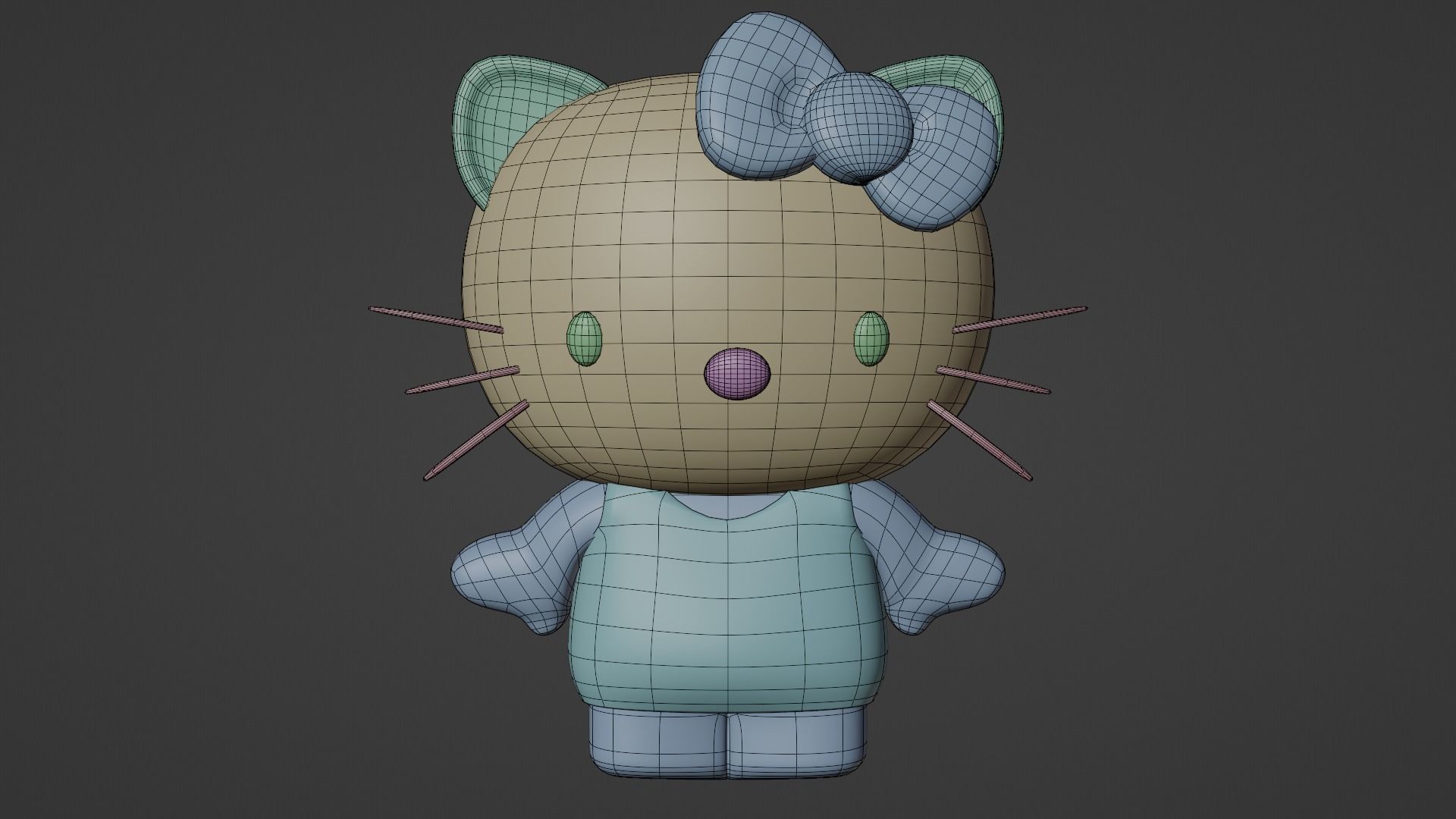 Hello Kitty  3D model_3