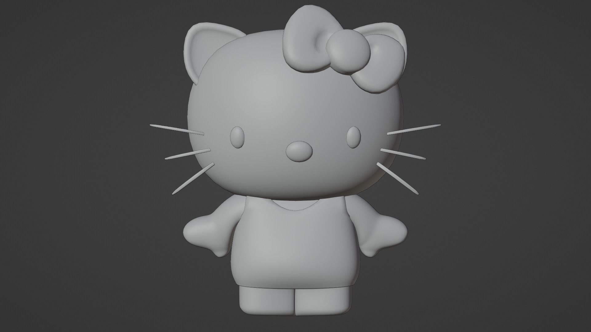 Hello Kitty  3D model_9