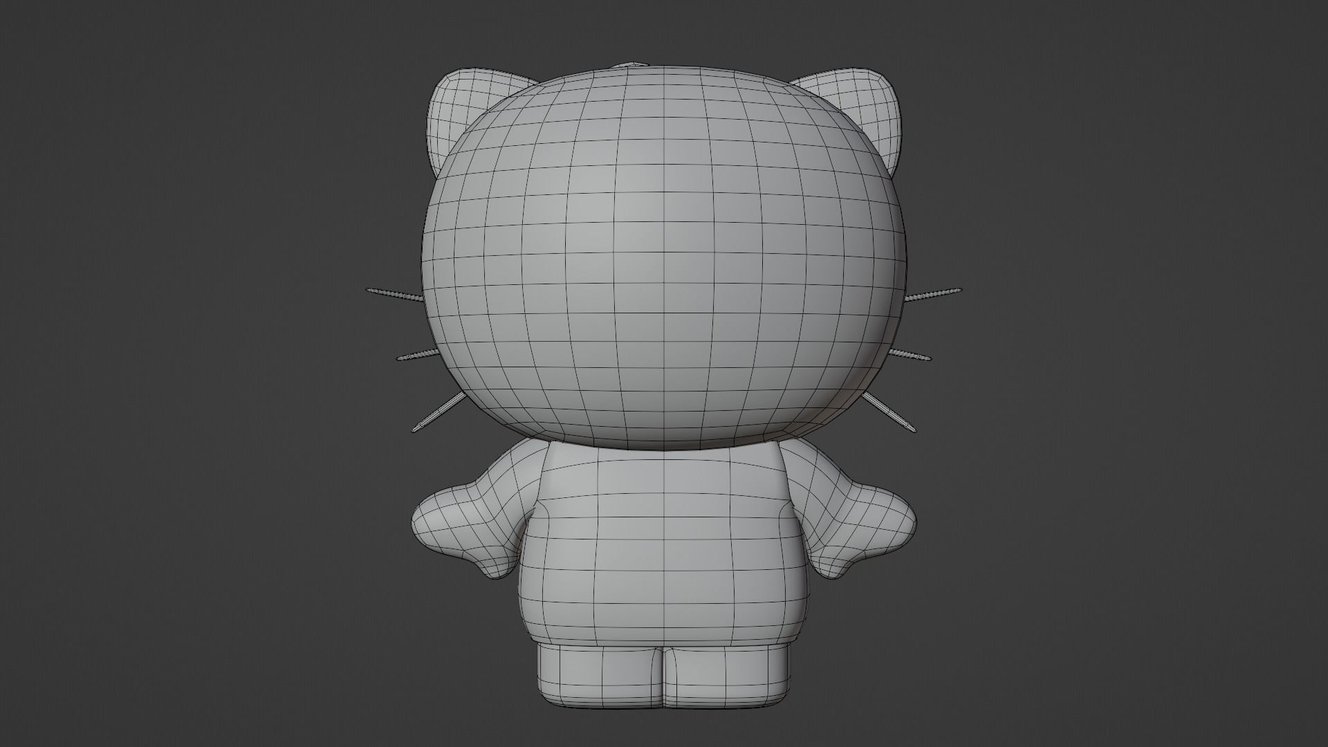 Hello Kitty  3D model_8