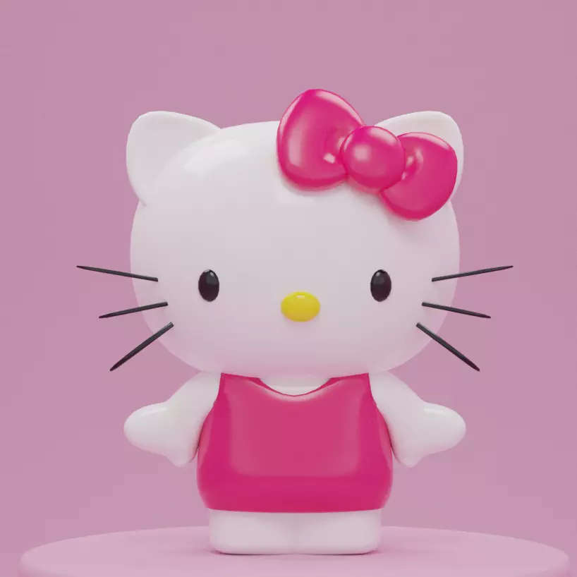 Hello Kitty  3D model_0