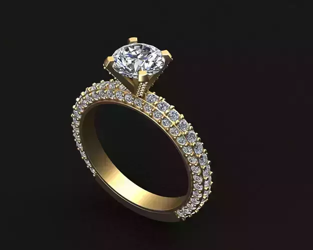 Solitaire Engagement Ring Jewelry