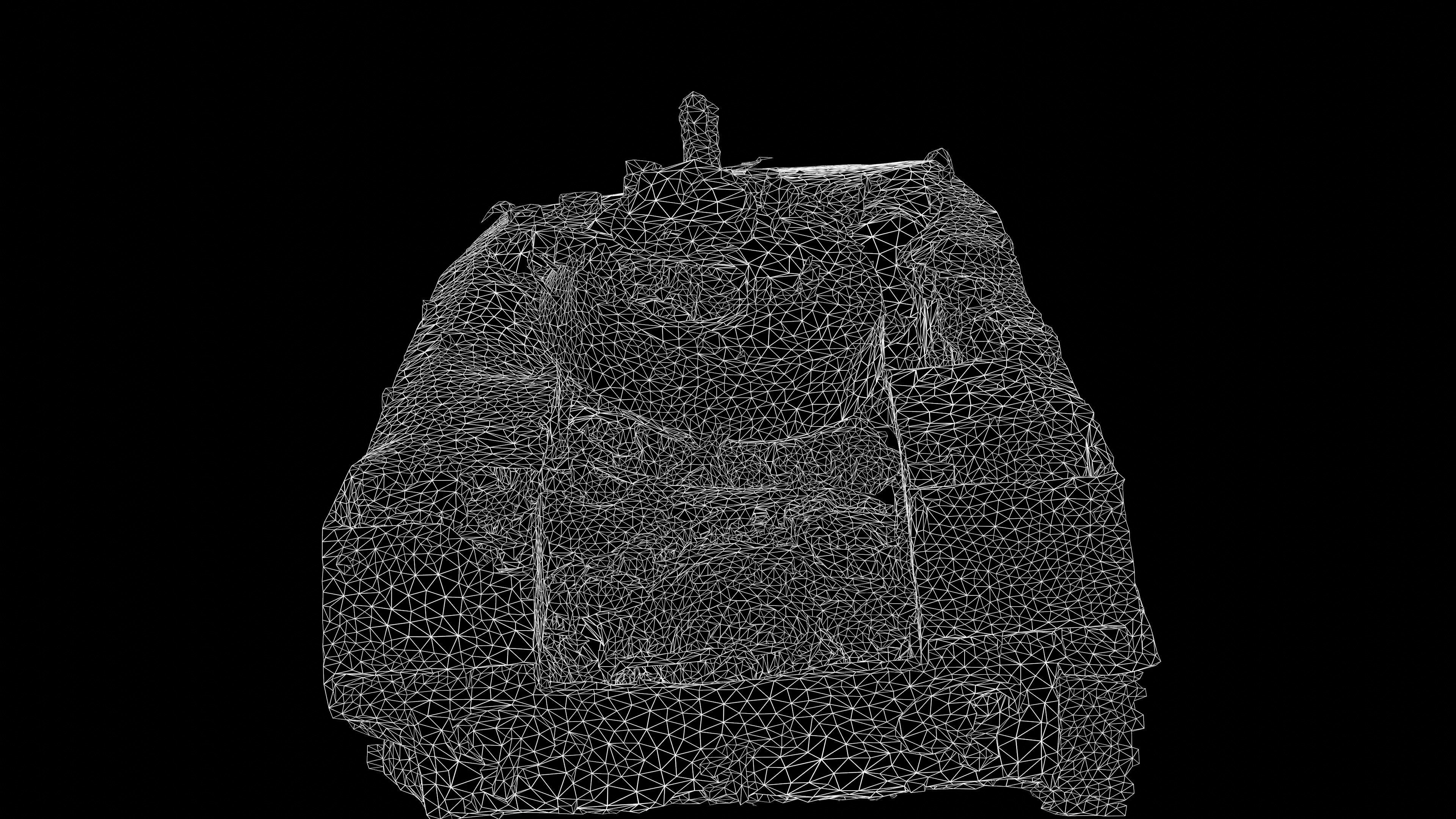 Burnt russian BMD-2 Photoscan Game Ready Low-poly 3D model_33
