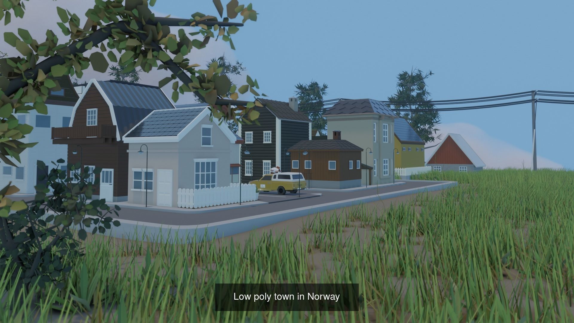 Low Poly city pack 3D Model Collection_6