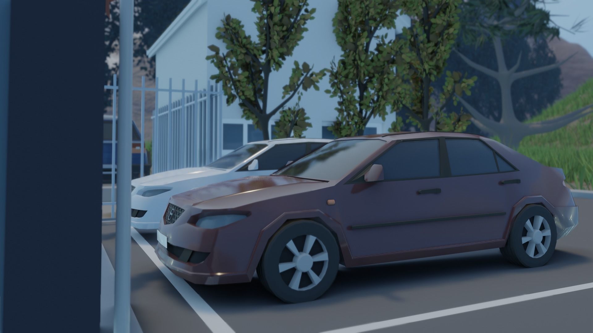 Low Poly city pack 3D Model Collection_31