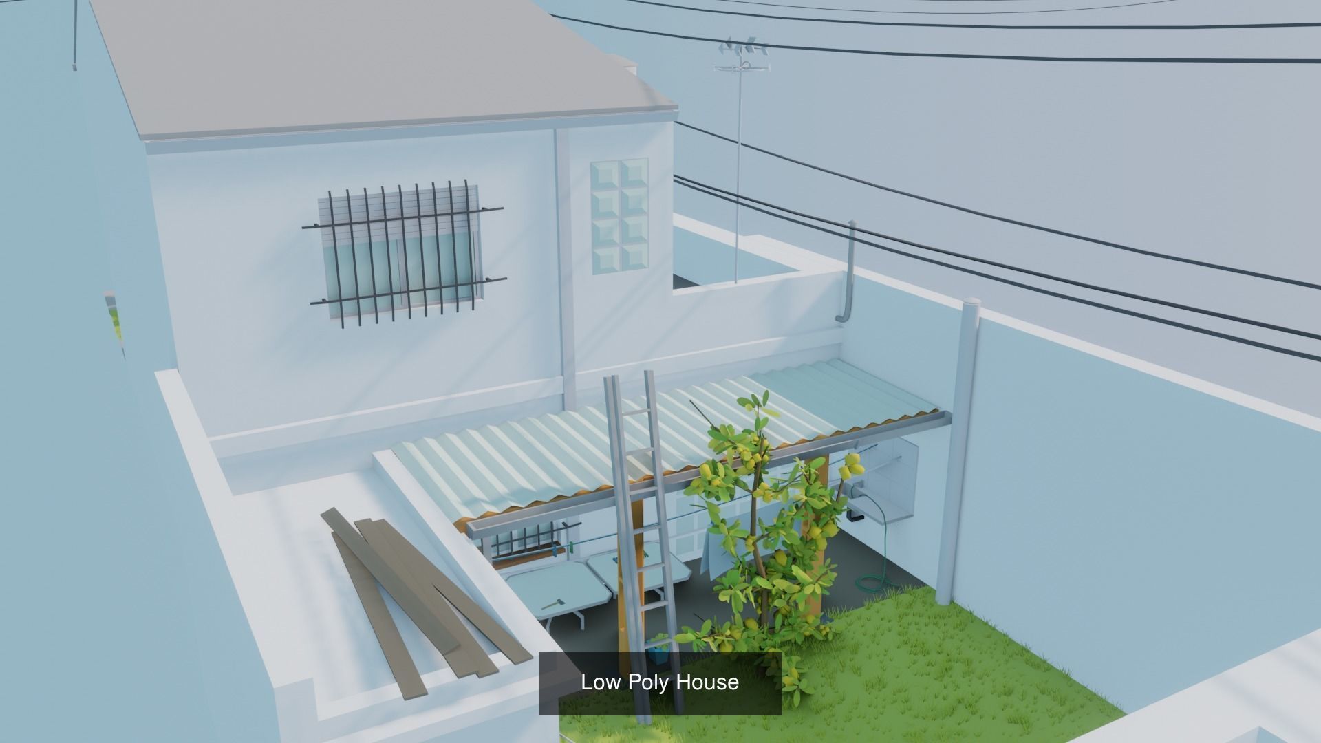 Low Poly city pack 3D Model Collection_4