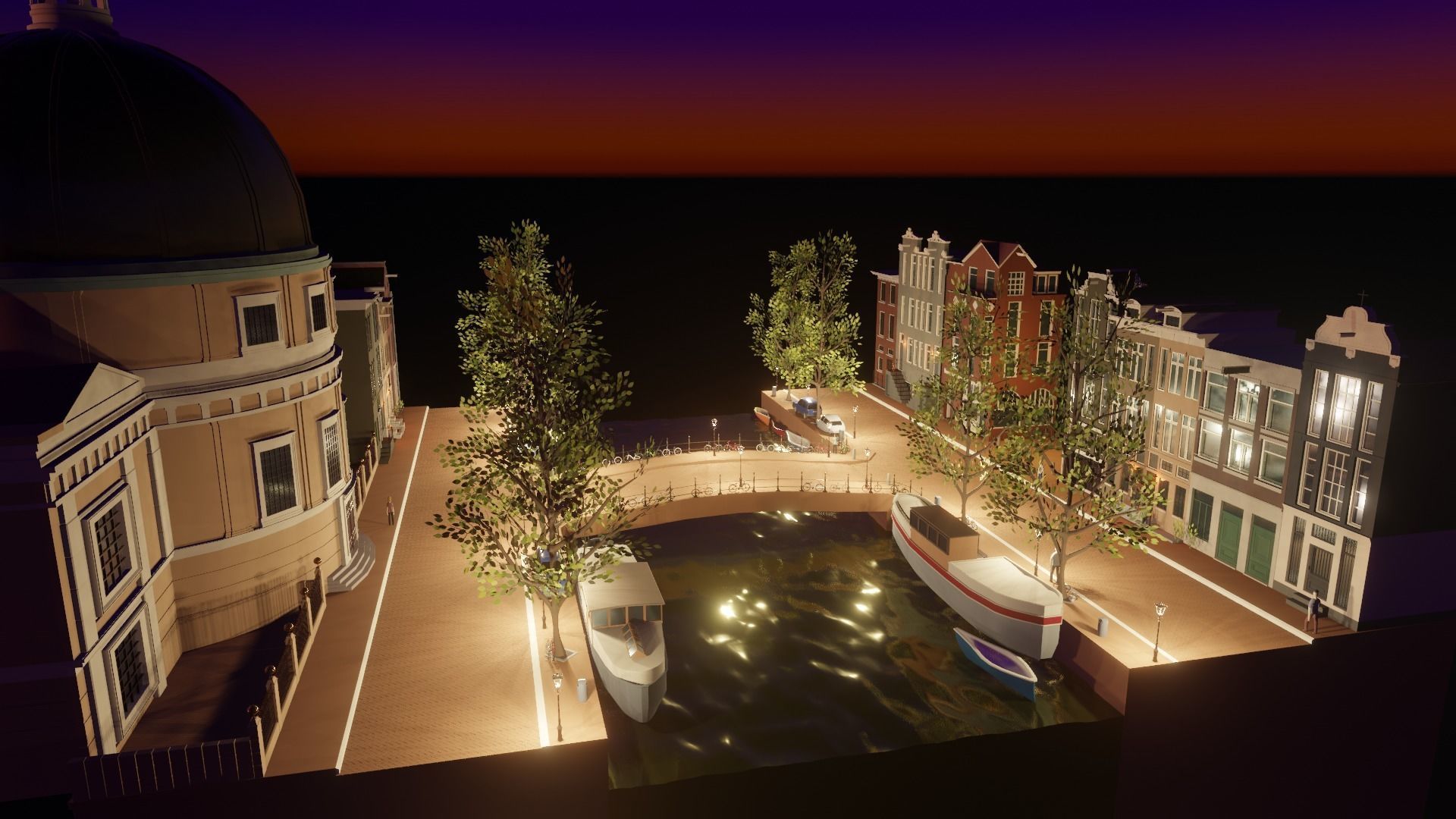 Low Poly city pack 3D Model Collection_35