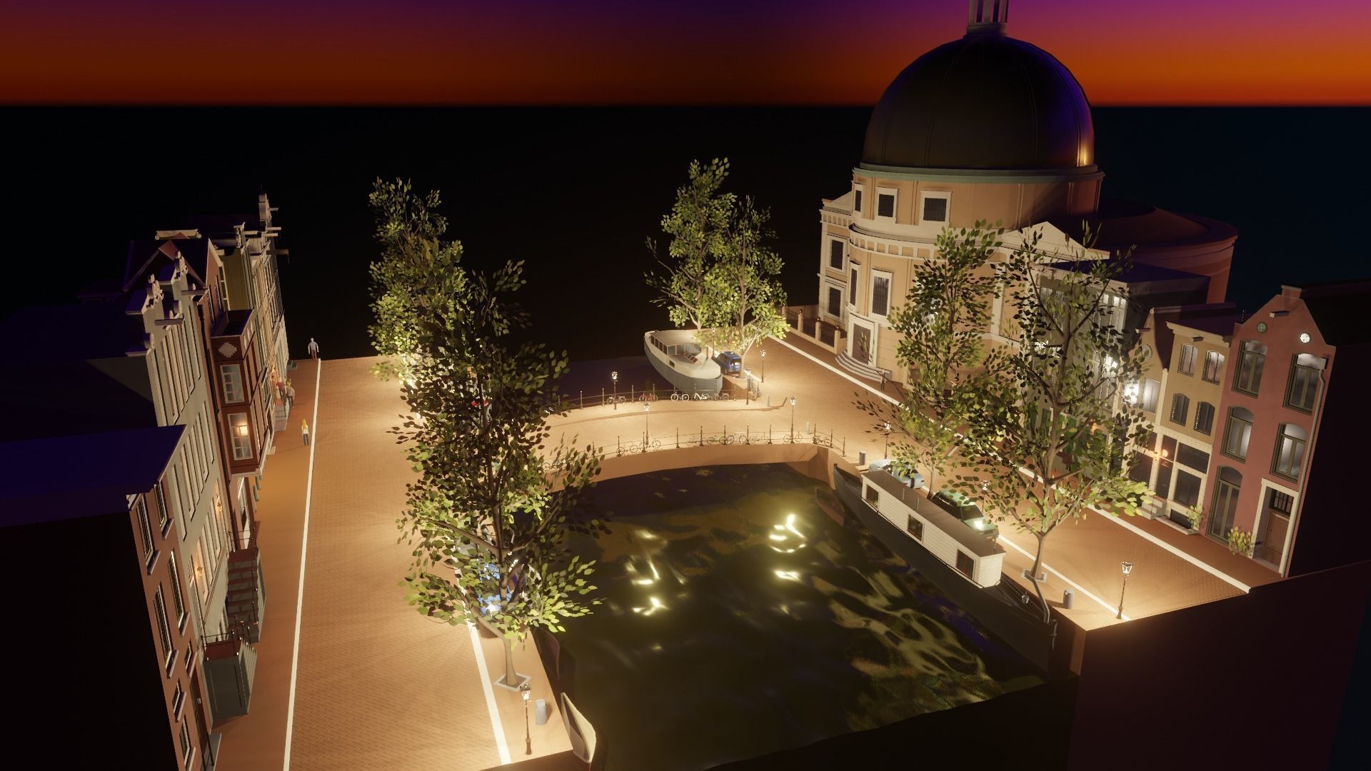 Low Poly city pack 3D Model Collection_36