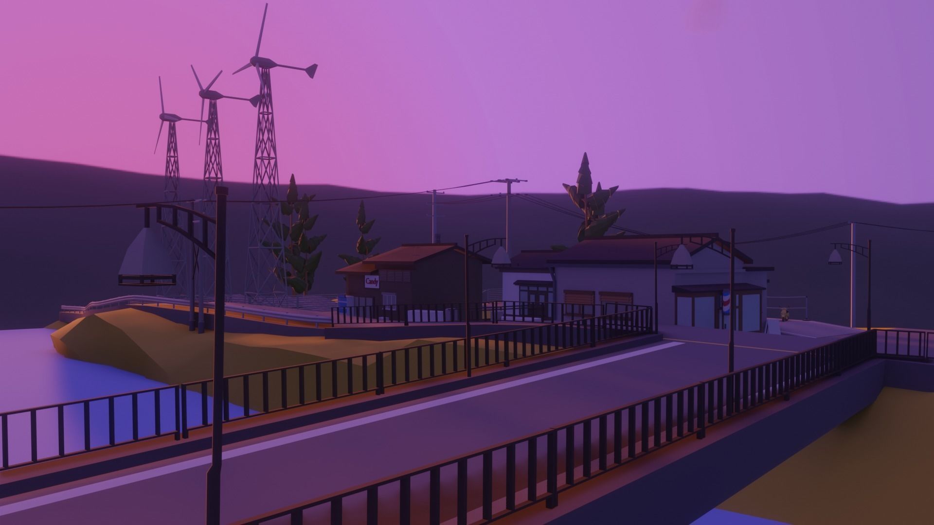 Low Poly city pack 3D Model Collection_16