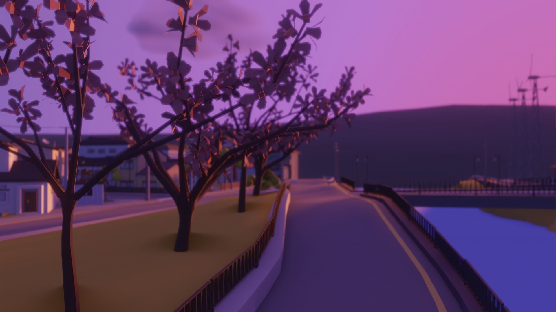 Low Poly city pack 3D Model Collection_23