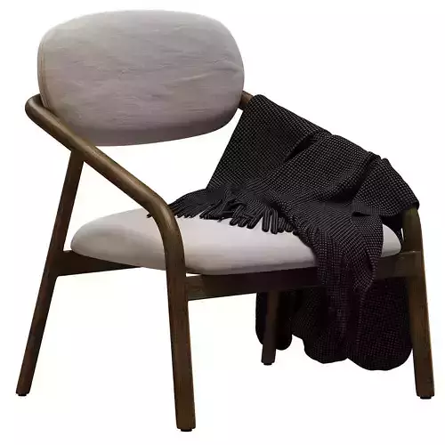 Armchair With Armrests Elia 3D model