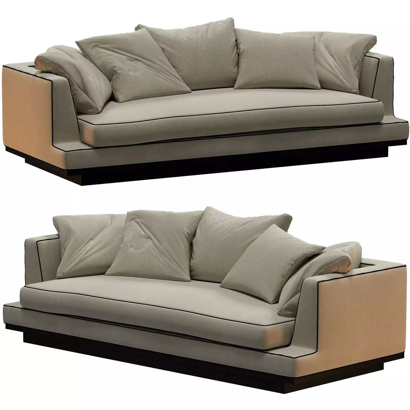 Maxalto Divan Aurae 3D model