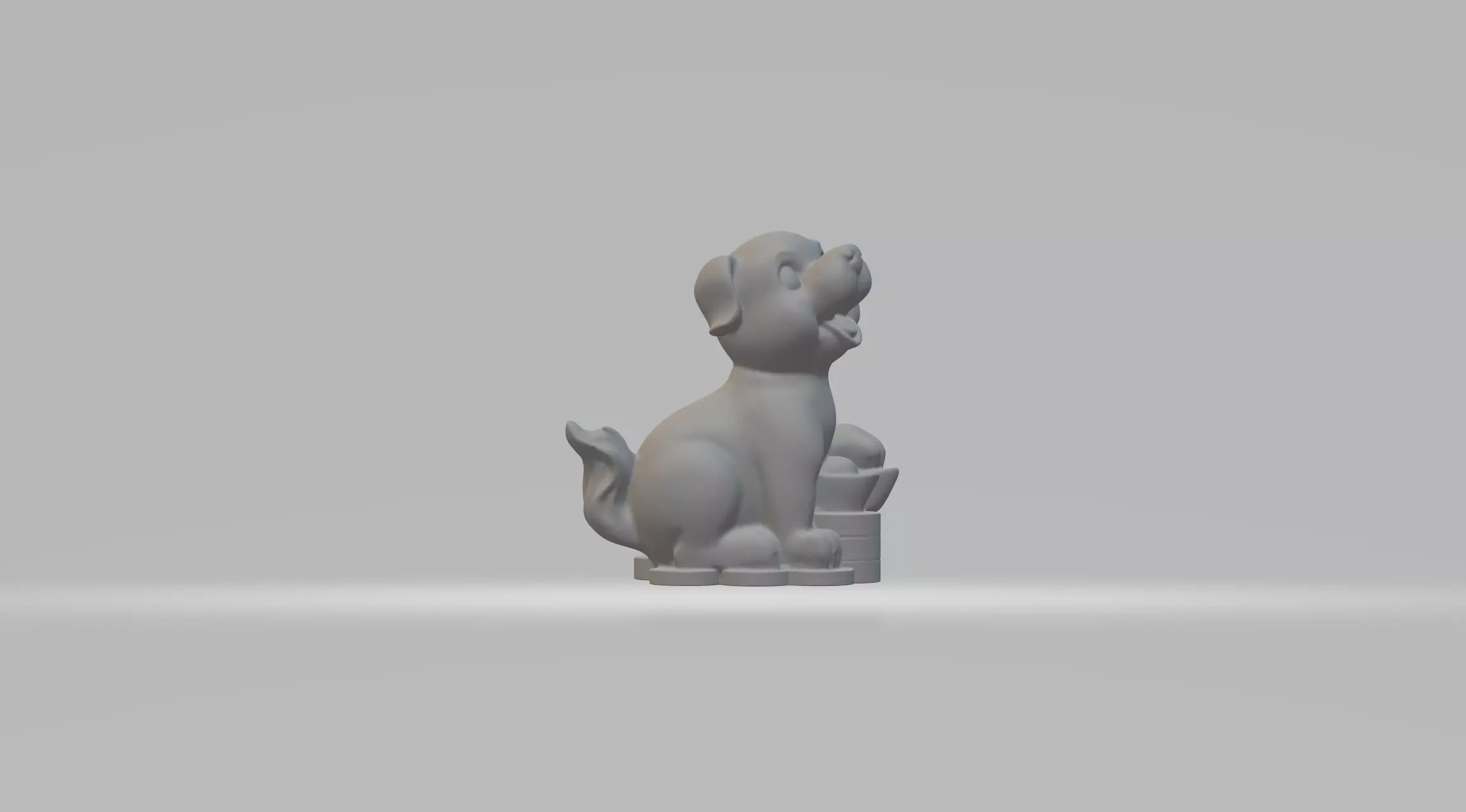 Chinese Zodiac - THE DOG - 12 Animal Designations 3D Model 3D print model_0