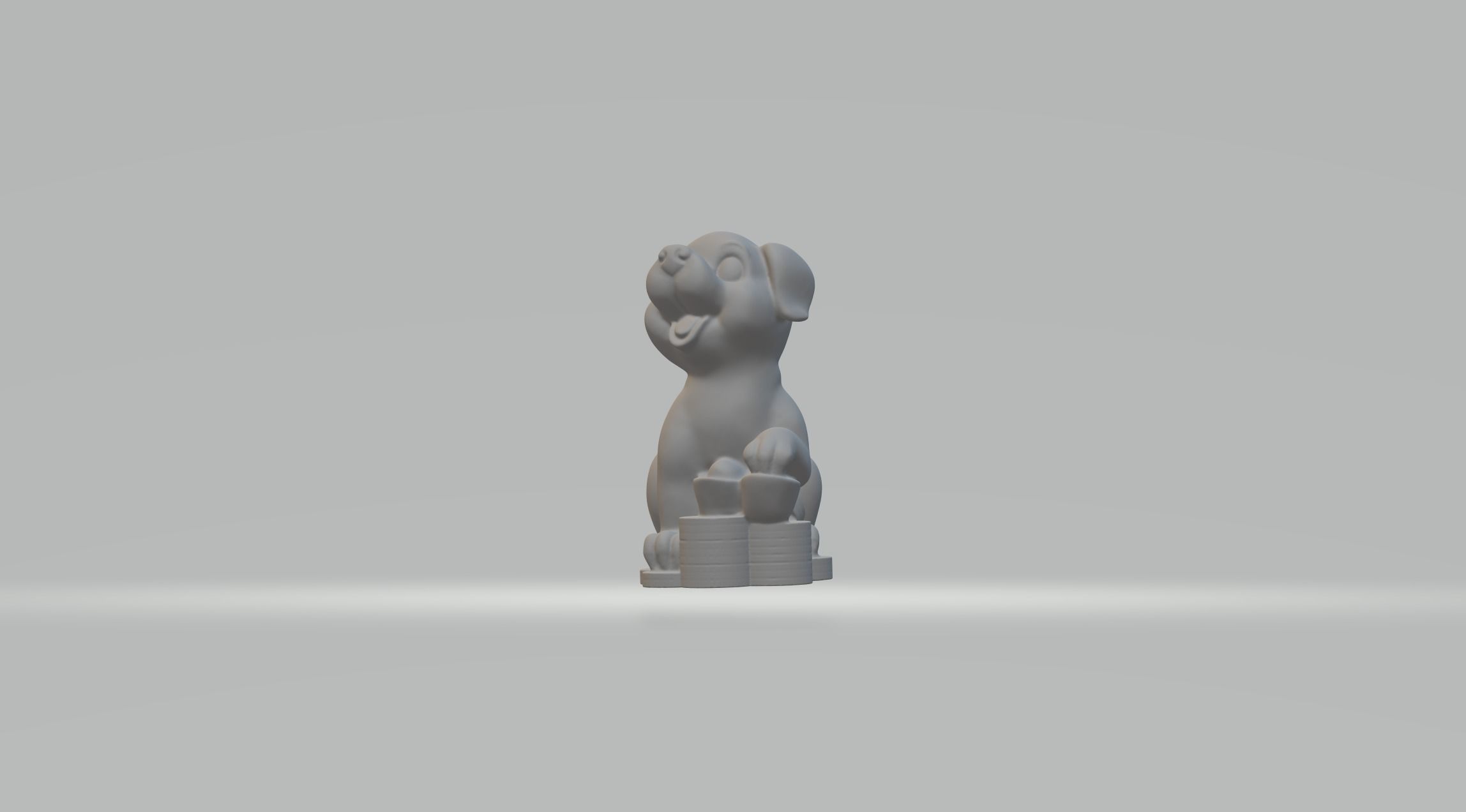 Chinese Zodiac - THE DOG - 12 Animal Designations 3D Model 3D print model_1