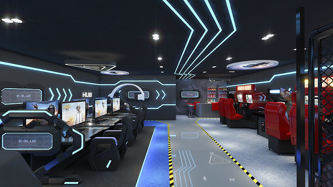  Esports Gaming Center 3D model