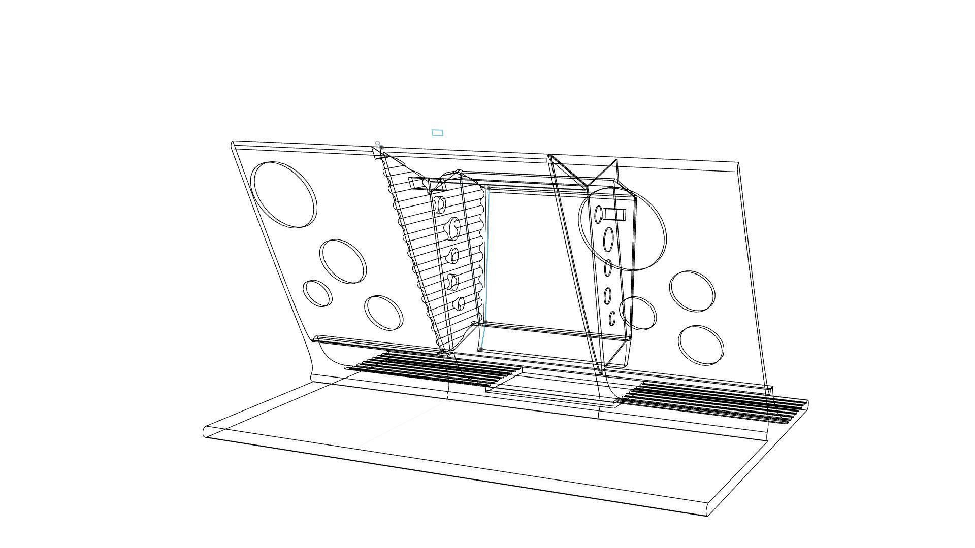 DESKTOP CASE FOR MINI PC FREE 3D model_7