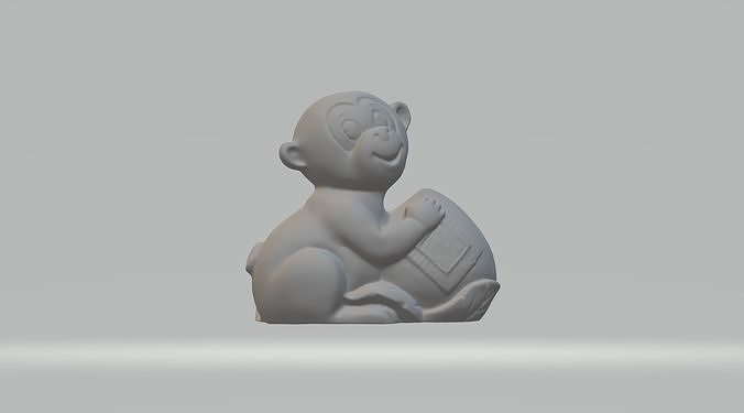 Chinese Zodiac - THE Monkey - 12 Animal Designations 3D Model 3D print model
