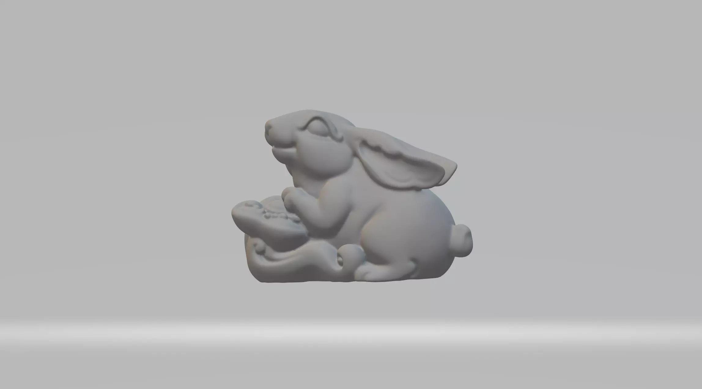 Chinese Zodiac - THE Rabbit - 12 Animal Designations 3D Model 3D print model_0