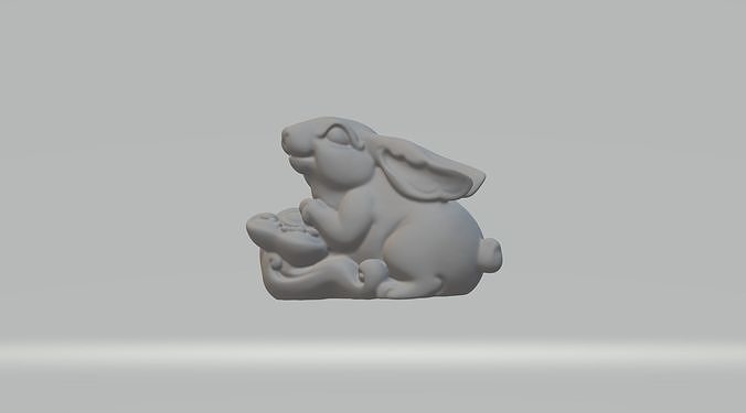 Chinese Zodiac - THE Rabbit - 12 Animal Designations 3D Model 3D print model