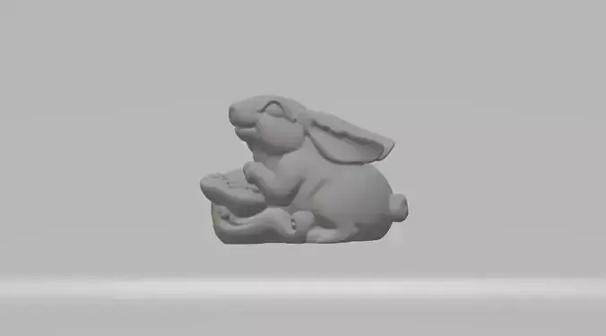 Chinese Zodiac - THE Rabbit - 12 Animal Designations 3D Model 3D print model