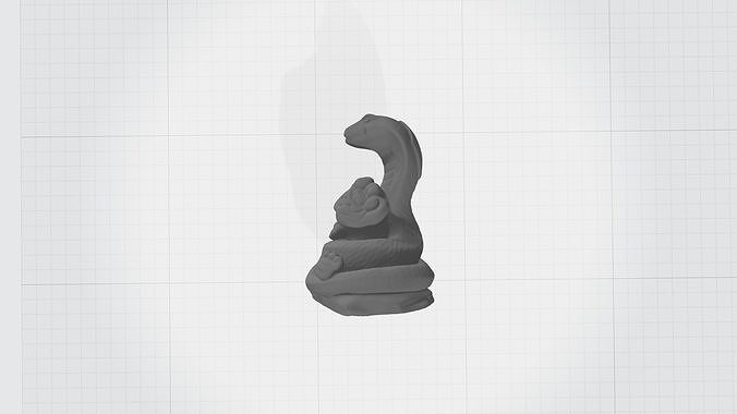 Chinese Zodiac - THE Snake - 12 Animal Designations 3D Model 3D print model