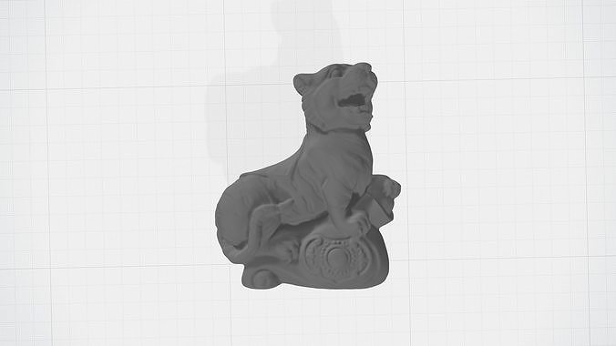 Chinese Zodiac - THE Tiger - 12 Animal Designations 3D Model 3D print model