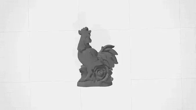 Chinese Zodiac - THE ROOSTER - 12 Animal Designations 3D Model