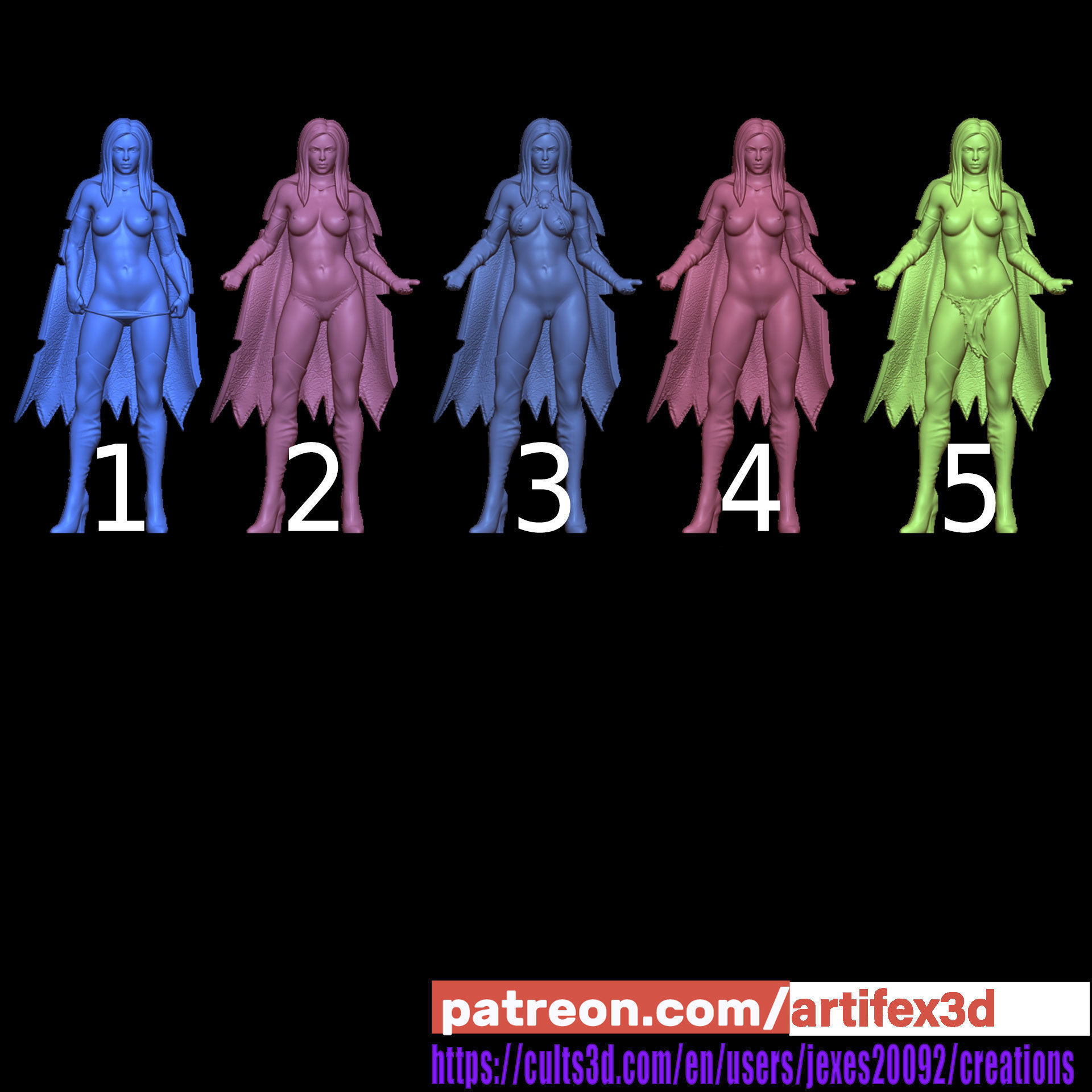 MADELYNE PRYOR 3D print model_19