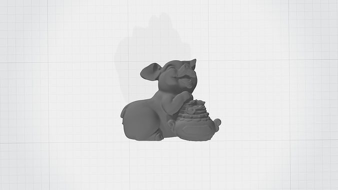 Chinese Zodiac - THE Pig - 12 Animal Designations 3D Model 3D print model