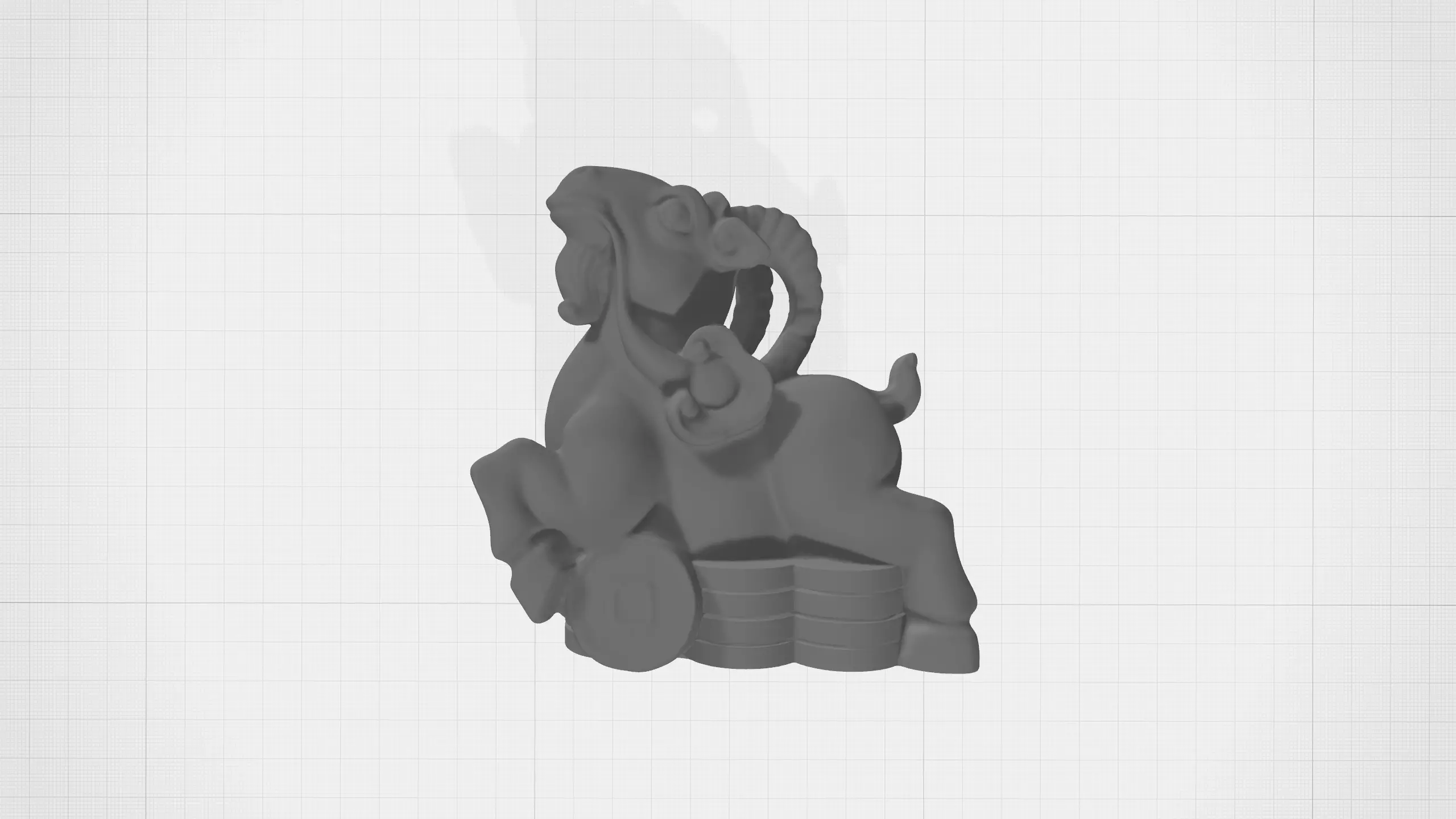 Chinese Zodiac - THE GOAT - 12 Animal Designations 3D Model 3D print model_0
