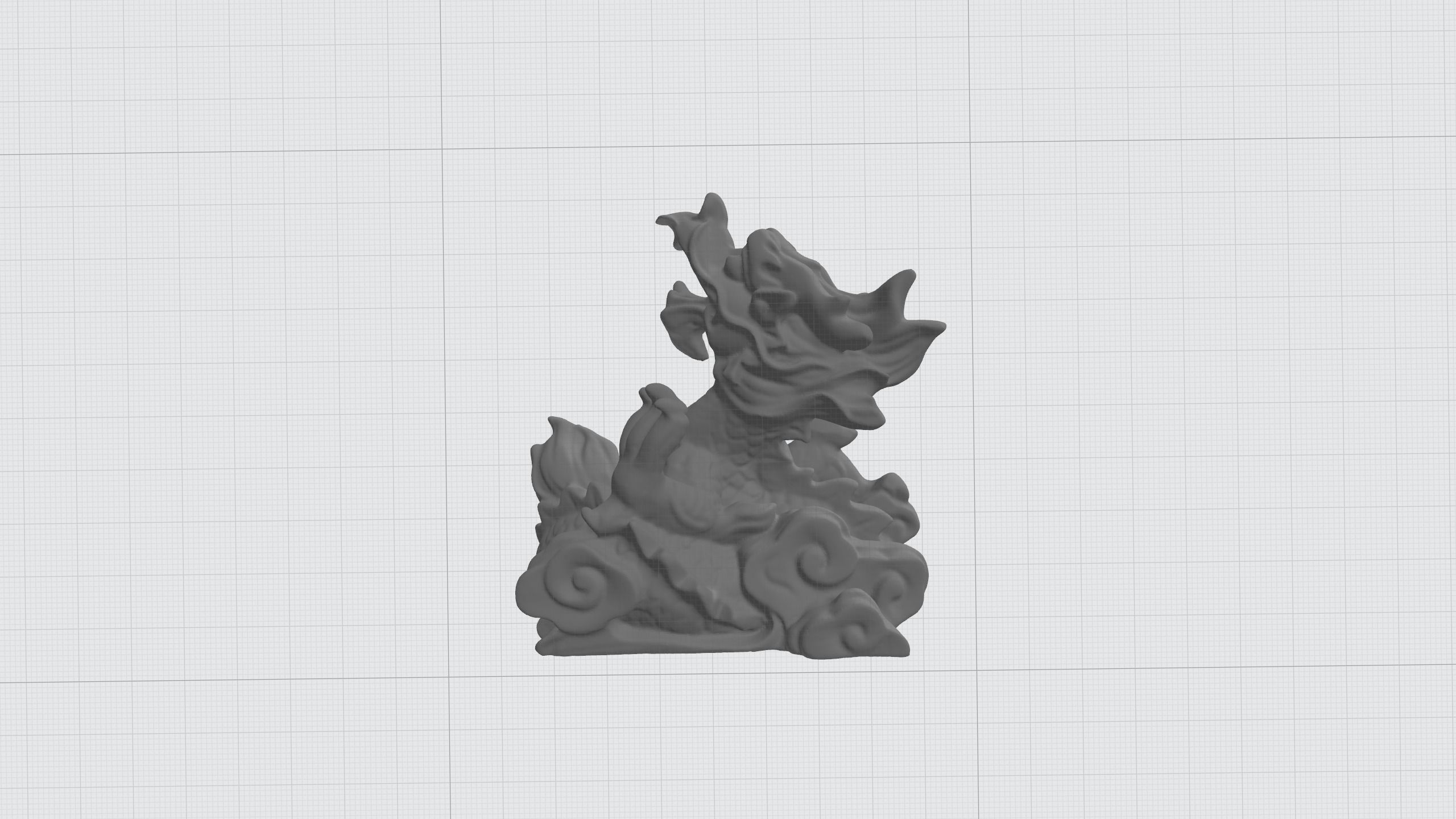 Chinese Zodiac - THE Dragon - 12 Animal Designations 3D Model 3D print model_1