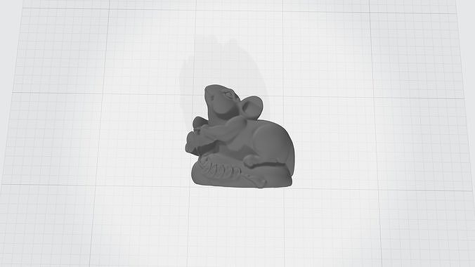 Chinese Zodiac - THE Mouse - 12 Animal Designations 3D Model 3D print model