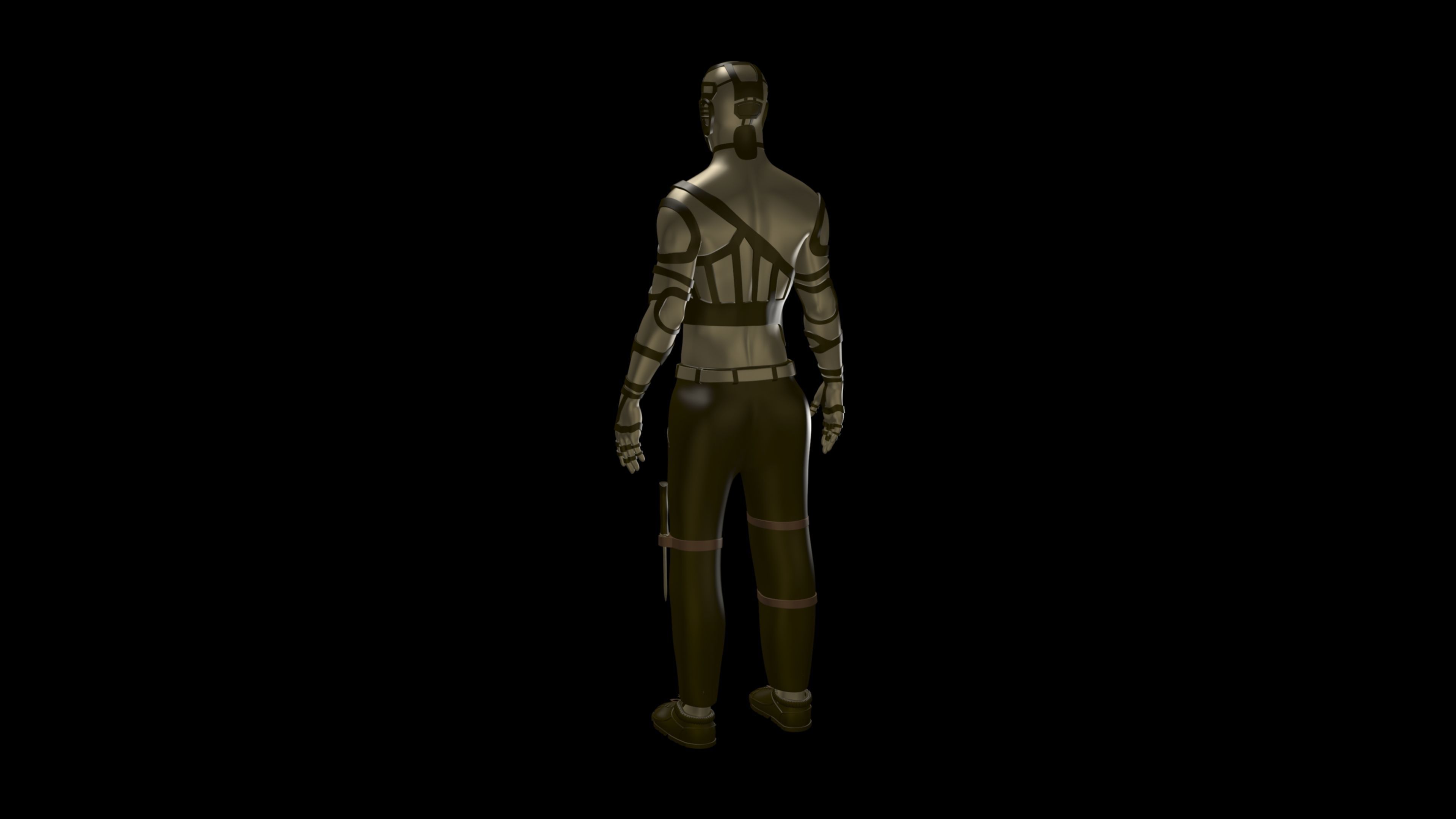 Robotic Hard Surface Character - RHSC1 3D print model_5
