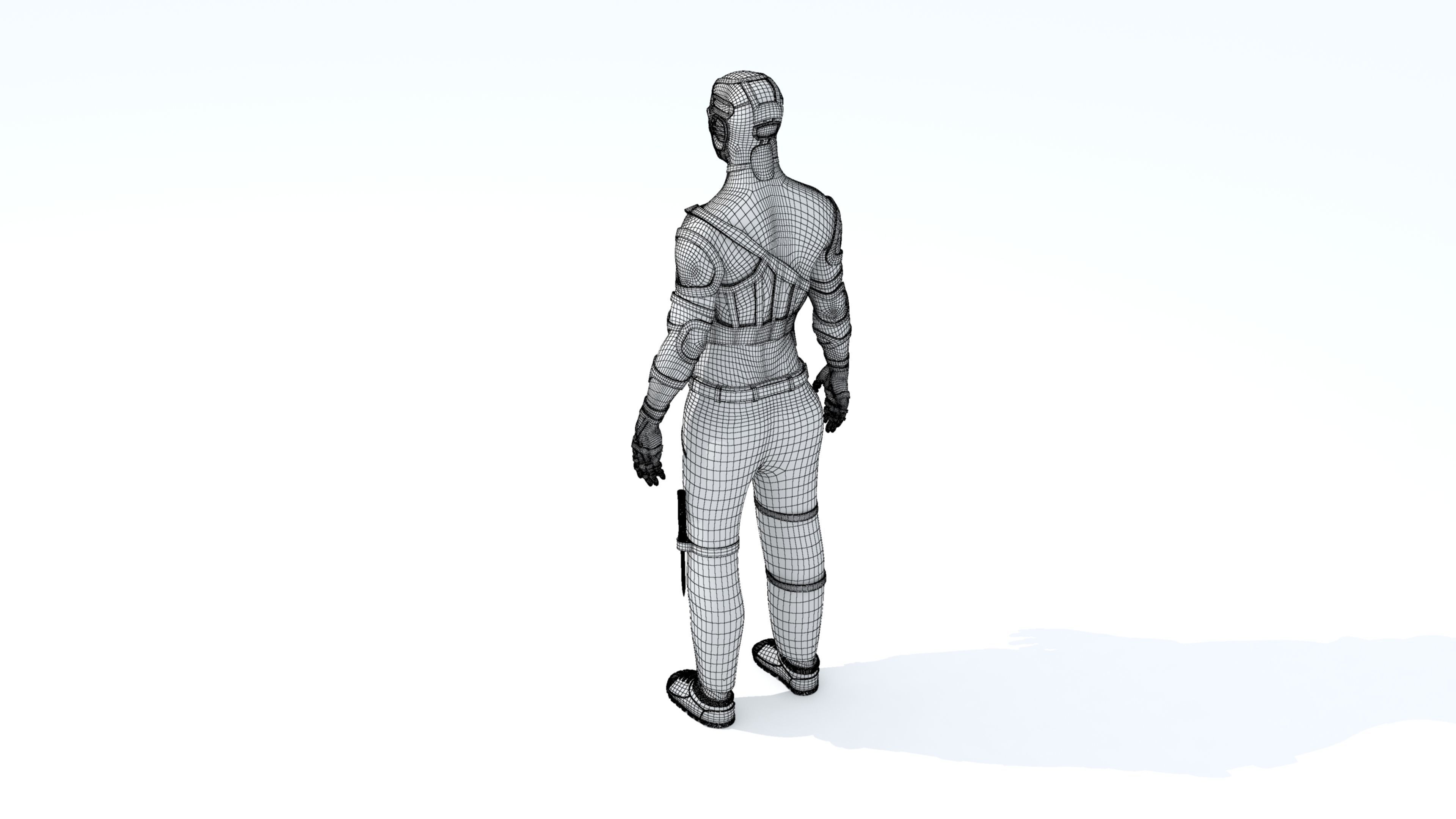Robotic Hard Surface Character - RHSC1 3D print model_8