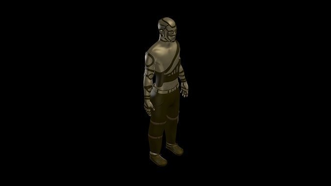 Robotic Hard Surface Character - RHSC1 3D print model