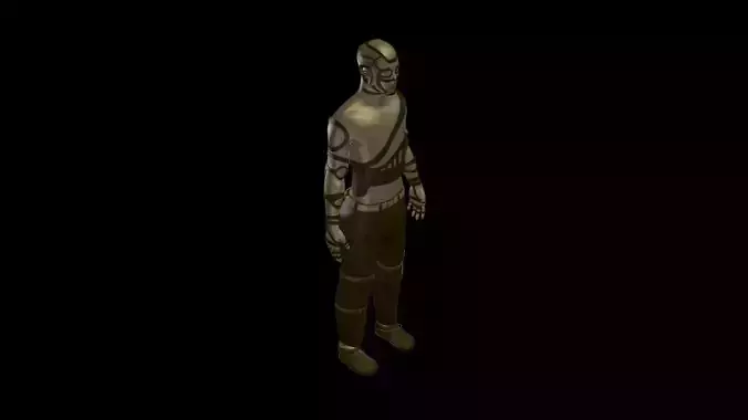 Robotic Hard Surface Character - RHSC1 3D print model