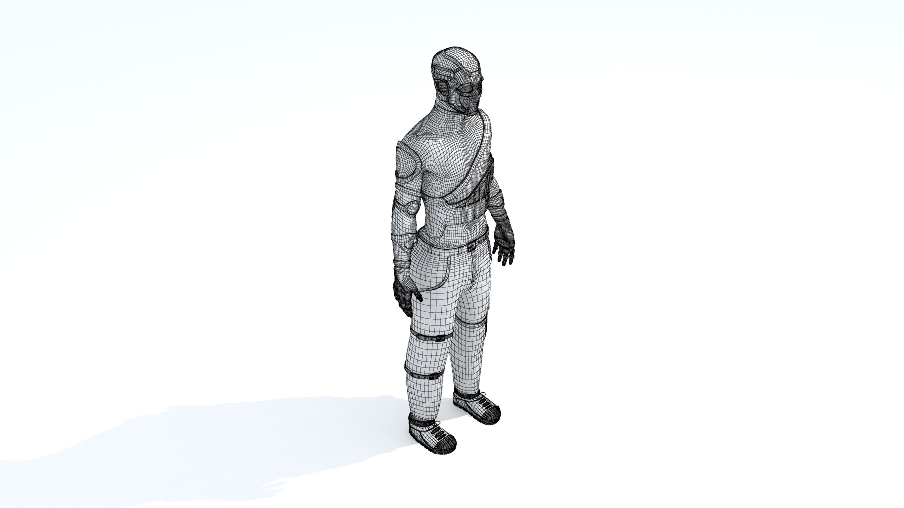 Robotic Hard Surface Character - RHSC1 3D print model_7
