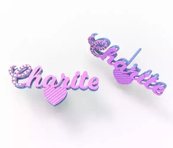 name earrings Charite