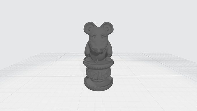 Chinese Zodiac - THE Mouse - 12 Animal Designations 3D Model 3D print model