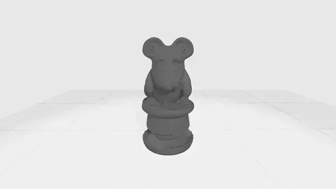 Chinese Zodiac - THE Mouse - 12 Animal Designations 3D Model
