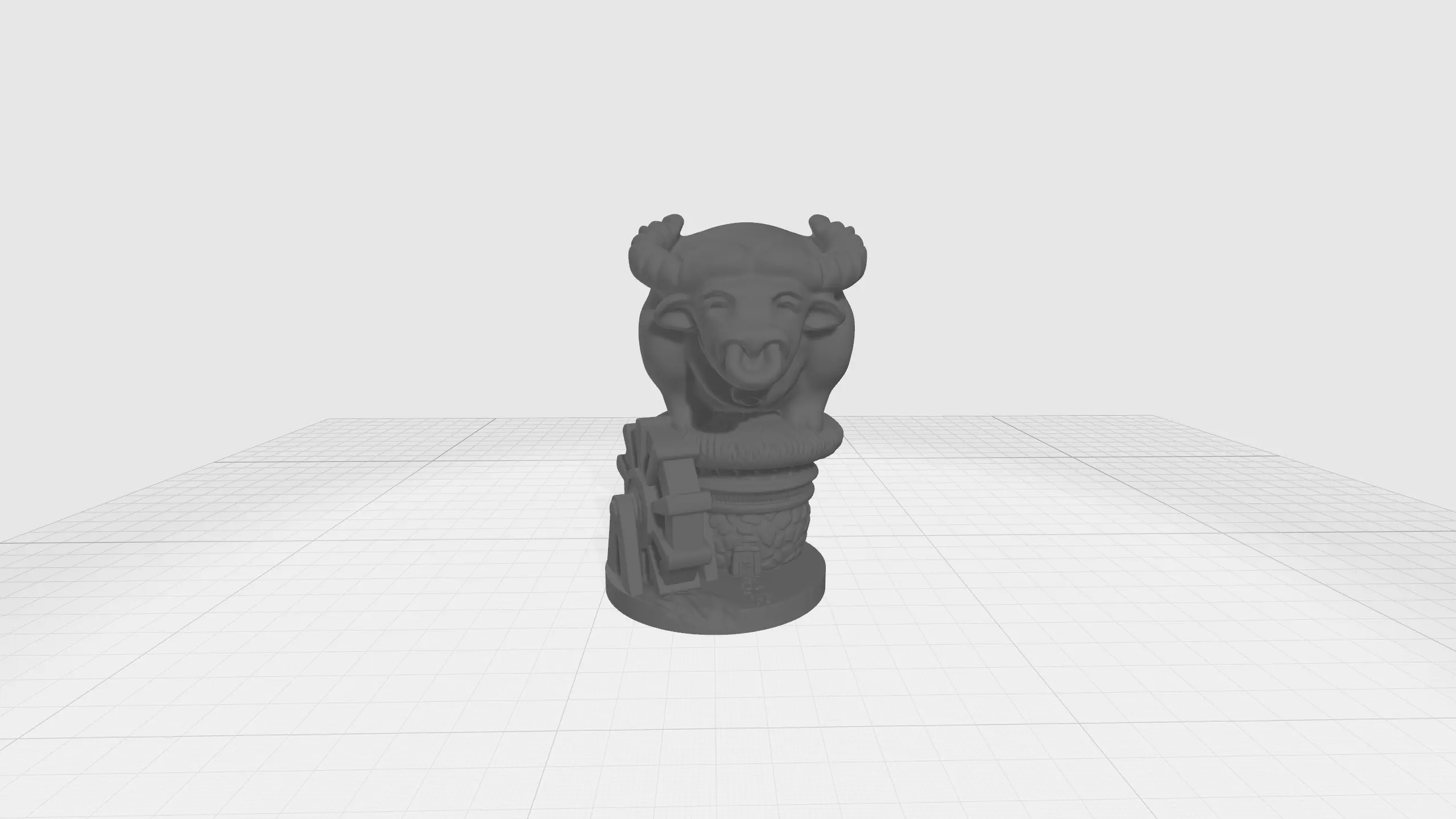 Chinese Zodiac - THE Buffalo - 12 Animal Designations 3D Model 3D print model_0