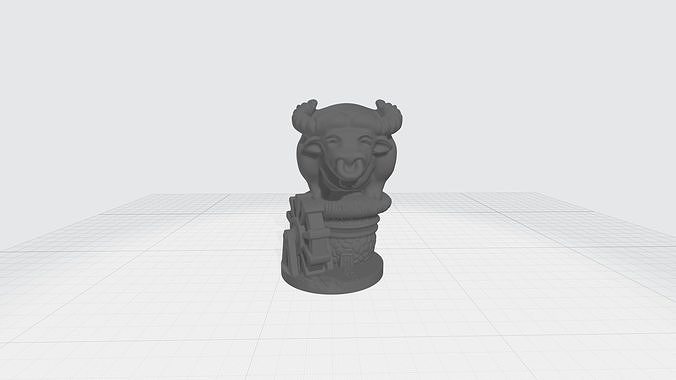Chinese Zodiac - THE Buffalo - 12 Animal Designations 3D Model 3D print model