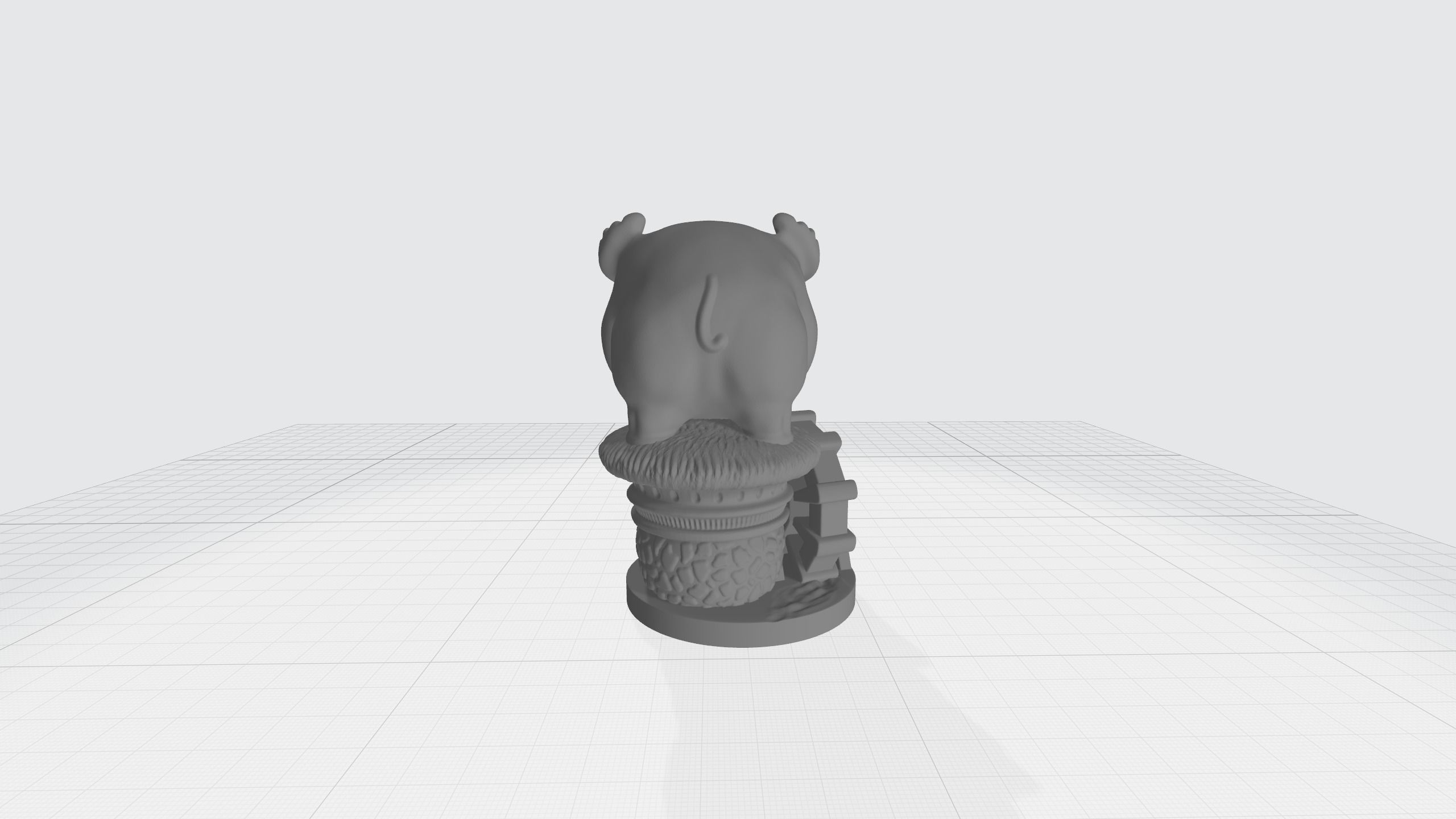 Chinese Zodiac - THE Buffalo - 12 Animal Designations 3D Model 3D print model_2